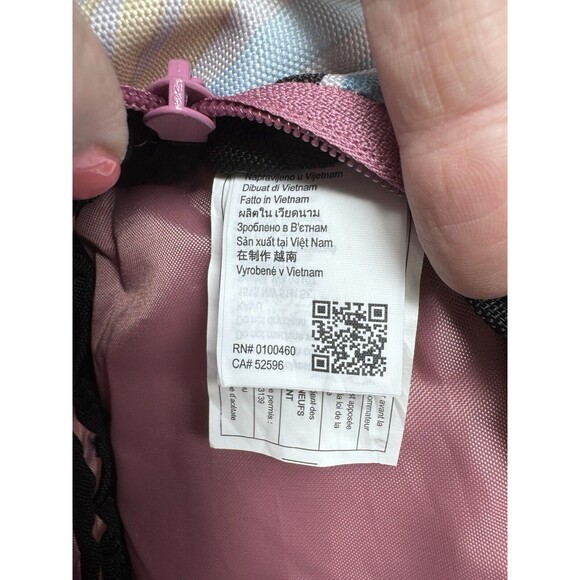 KAVU Spectator Waist Pack Multi Color 9”x5” Hike Urban Travel Black Fanny Pack - Picture 5 of 8